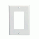 Single Decora Plate White