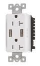 Dual USB Charger with 20A Duplex
