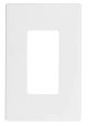 1-Gang Decora Plate White Screwless