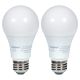 LED BULB A19 9.5 W NON-DIMMABLE  SOFT WHITE - 2 PK