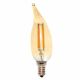 LED Bent Tip Vintage Candle Filament 4W B11  Dimmable