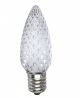 C9 LED Replacement Faceted Cool White Bulb (25pk)