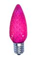 C9 LED Replacement Faceted Pink Bulb (25pk)