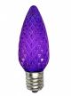 C9 LED Replacement Faceted Purple Bulb (25pk)