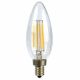 LED Candle Filament 4W B11 Candelabra Base Dimmable Bulb