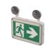LED Running Man Combo Exit Sign with battery pack backup for WET Location