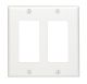 Double Decora Plate White