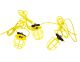 TSL1-Series Temporary String Light (100 Feet / Metal Guards)