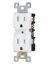 Tamper Resistant Standard 15A Duplex Outlet White