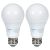 LED BULB A19 9.5 W NON-DIMMABLE  SOFT WHITE - 2 PK