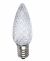 C9 LED Replacement Faceted Cool White Bulb (25pk)