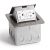 Countertop Pop-Up Boxes 20 Amp GFI STAINLESS STEEL