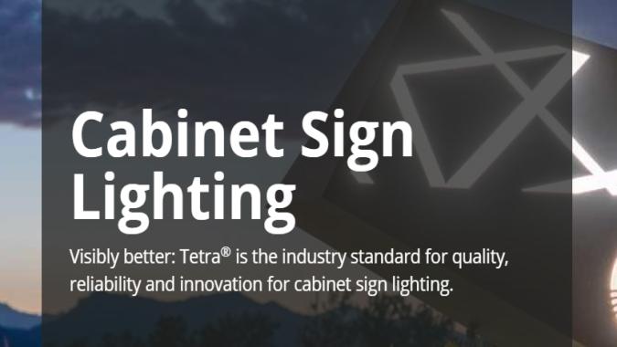 GE LED Tetra Signage Lighting